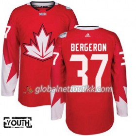 Canada Hockeydrakt Patrice Bergeron 37 World Cup i ishockey 2016 Rød - Barn
